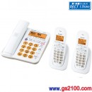代購,SHARP JD-G56CW-W白色(日本國內款):::家用1.9GHz數位無線電話(受話子機＋子機2台),大受話音量,免運費,刷卡或3期零利率,JDG56CW