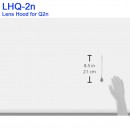 ZOOM LHQ-2n(日本國內款):::ZOOM Q2n,原廠鏡頭蓋與遮光罩,Lens Hood for Q2n,刷卡或3期零利率,LHQ2n
