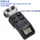 【金響電器】現貨,ZOOM EXH-6(日本國內款):::ZOOM H6,ZOOM H5,原廠Dual XLR/TRS Input Capsule,EXH6