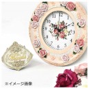 缺貨,AMANO BTC-1370(日本國內款):::時尚掛鐘,連續秒針,靜音,3D立體玫瑰花,高雅漂亮,時鐘,掛鐘,直徑30cm,刷卡或3期
