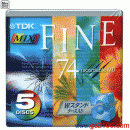 已完售,TDK MD-FN74MX5P :::74分鐘MD專用空白片(五片裝大硬盒),刷卡不加價或3期零利率