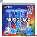 已完售,TDK MD-MJ74MX5PN:::74分鐘MD專用空白片(5片裝大硬盒),刷卡不加價或3期零利率