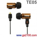 代購,FOSTEX TE05BZ(日本國內款):::內耳塞式立體聲耳機,可拆線,免持通話,免運費,刷卡不加價或3期零利率,TE-05BZ
