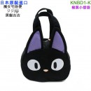 【金響日貨】skater KNBD1-K黑色(日本原裝):::Studio Ghibli,宮崎駿,吉卜力工作室,魔女宅急便,Jiji,黑貓吉吉,造型手提袋,手提包,刷卡或3期,497330744584